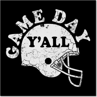 Game Day Y'all Football Posters and Art